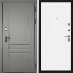 Входная дверь Cударь Diva ДИВА-54 Ясень графит/Н-1 Белый софт