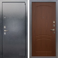 Металлическая дверь Лекс 3 Барк (Серый букле / Берёза мореная) панель №11