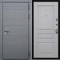 Входная дверь Cударь Diva ДИВА-МД-39 Серый матовый/Д-13 Силк маус