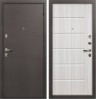 Металлическая дверь в квартиру Лекс 1А Сандал белый (панель №42)