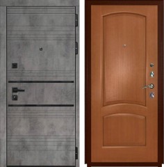 Входные двери L-43 Бетон графит/Лаура Анегри 74