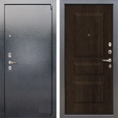 Металлическая дверь Лекс 3 Барк (Серый букле / Алмон 28) панель №60