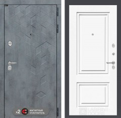 Металлическая дверь Лабиринт Бетон 26 - Эмаль RAL 9003
