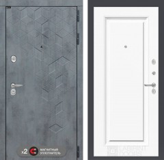 Металлическая дверь Лабиринт Бетон 27 - Эмаль RAL 9003