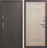 Металлическая дверь в квартиру Лекс 1А Беленый дуб (панель №14)