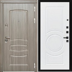 Входная дверь Cударь Diva ДИВА-МД-42 Сандал серый/Д-8 Белый софт