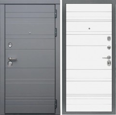 Входная дверь Cударь Diva ДИВА-МД-39 Серый матовый/Д-5 Белый софт