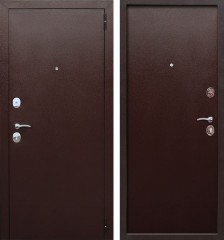Металлическая входная дверь Гарда Антик Медь / Антик Медь