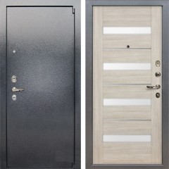 Металлическая дверь Лекс 3 Барк Сицилио (Серый букле / Ясень кремовый) панель №48