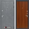Металлическая дверь в квартиру Лабиринт Бетон 05 - Итальянский орех