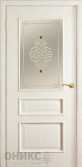 Межкомнатные двери Оникс Classic Версаль Эмаль белая по ясеню Сатинат Белый