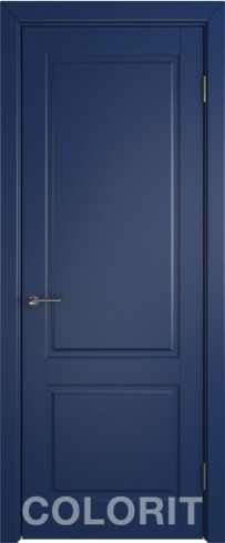 Межкомнатная дверь К1 ДГ синяя