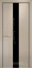 Межкомнатная дверь Оникс Hi-tech Соната Мокко, Триплекс черный