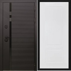 Входная дверь Cударь STR МХ-45 Черный кварц/Н-7 Белый софт
