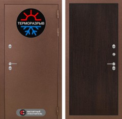 Металлическая дверь в дом Лабиринт Термо Магнит 05 - Венге