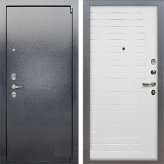 Металлическая дверь Лекс 3 Барк (Серый букле / Ясень белый) панель №36