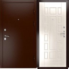 Металлические входные двери в квартиру в квартиру L-3a Медный Антик/ФЛ 244 Беленый Дуб