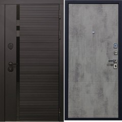 Входная дверь Cударь STR МХ-45 Черный кварц/Д-4 Бетон