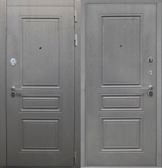 Металлические входные двери в квартиру Интекрон Брайтон ФЛ-243М Вуд Дуб Графит/ФЛ-243М Вуд Дуб Графит