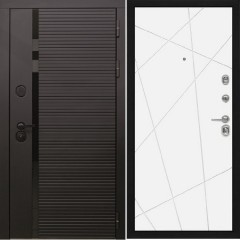 Входная дверь Cударь STR МХ-45 Черный кварц/Д-11 Белый софт