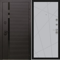 Входная дверь Cударь STR МХ-45 Черный кварц/Д-11 Силк маус