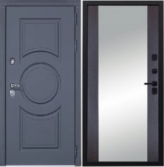 Входная дверь Cударь STR МХ-30 Софт серый/Д-15 Венге