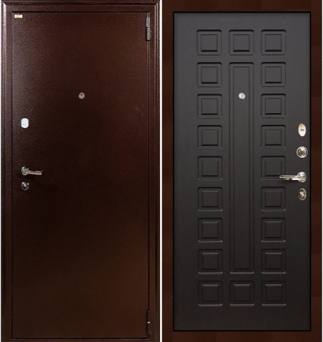 Металлическая дверь Лекс 1А Венге (панель №21)