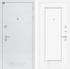 Металлическая дверь в квартиру Лабиринт Трендо 27- Эмаль RAL 9003
