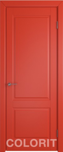 Межкомнатная дверь К1 ДГ красная