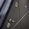 Металлическая дверь в квартиру Интекрон Сенатор Лучи Дуб тоскано поперечный
