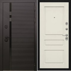 Входная дверь Cударь STR МХ-45 Черный кварц/Д-13 Софт Шампань