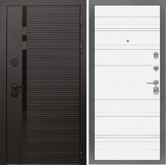 Входная дверь Cударь STR МХ-45 Черный кварц/Д-5 Белый софт