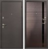 Металлическая дверь в квартиру Лекс 1А (Антик медный / Ясень шоколад) панель №31