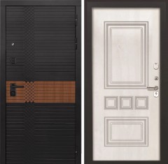 Металлическая дверь L-49 - фл-608 винорит white