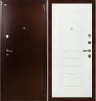 Металлическая дверь Лекс 1А Белая шагрень (панель №68)