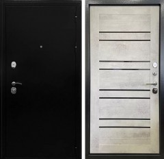 Металлическая входная дверь в квартиру Ратибор Стандарт 3К СБ29 Светлый бетон