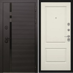 Входная дверь Cударь STR МХ-45 Черный кварц/Д-7 Софт Шампань