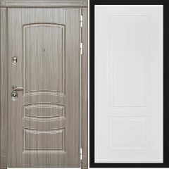 Входная дверь Cударь Diva ДИВА-МД-42 Сандал серый/Н-7 Белый софт