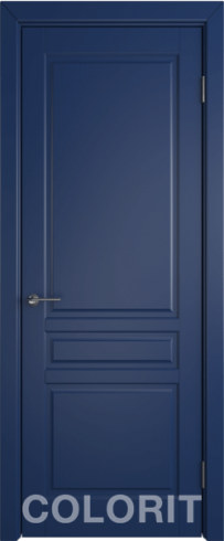 Межкомнатная дверь К2 ДГ синяя