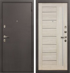 Металлическая дверь в квартиру Лекс 1А Экошпон Верджиния Кремовый ясень (панель №40)