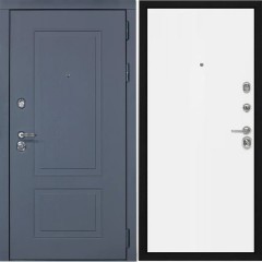 Входная дверь Cударь STR МХ-38 Ясень графит/Н-1 Белый софт