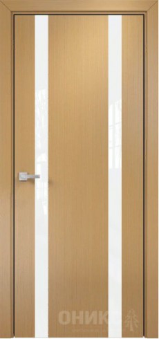 Межкомнатная дверь Оникс Hi-tech Верона 2 Анегри, триплекс белый