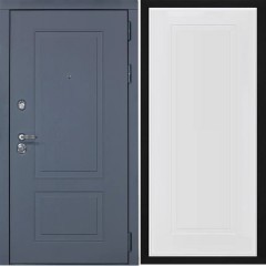 Входная дверь Cударь STR МХ-38 Ясень графит/Н-10 Белый софт