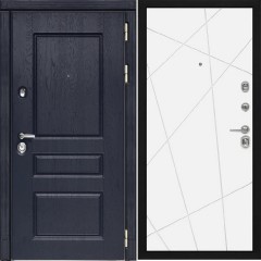 Входная дверь Cударь Diva ДИВА-МД-45 Роял вуд синий/Д-11 Белый софт