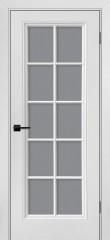 Межкомнатная дверь Текона Смальта-Sharm 11 Молочный ral 9010, Премиум сатинат + гравировка
