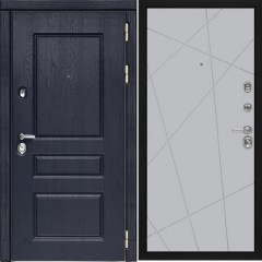 Входная дверь Cударь Diva ДИВА-МД-45 Роял вуд синий/Д-11 Силк маус