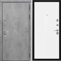 Входная дверь Cударь Diva ДИВА-МД-48 Бетон темный/Н-1 Белый софт