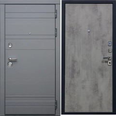 Входная дверь Cударь Diva ДИВА-МД-39 Серый матовый/Д-4 Бетон