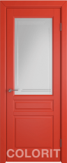 Межкомнатная дверь К2 ДО красная