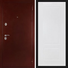 Входная дверь Cударь Diva ДИВА-510 Антик Медь/Н-7 Белый софт